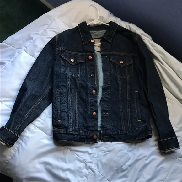 Arizona Jean Company Jackets & Blazers - Dark Wash Denim Jean Jacket